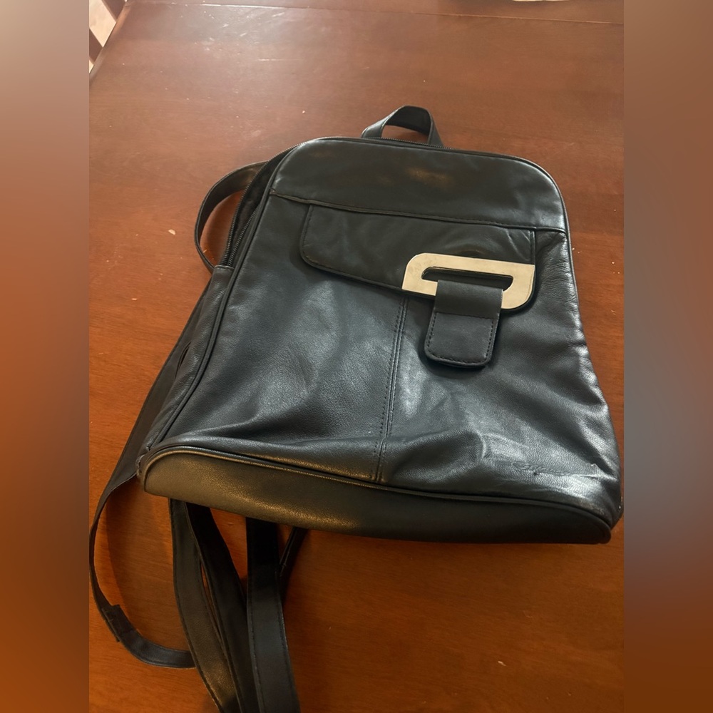 Amazon Black Mini Bag with Silver Accent